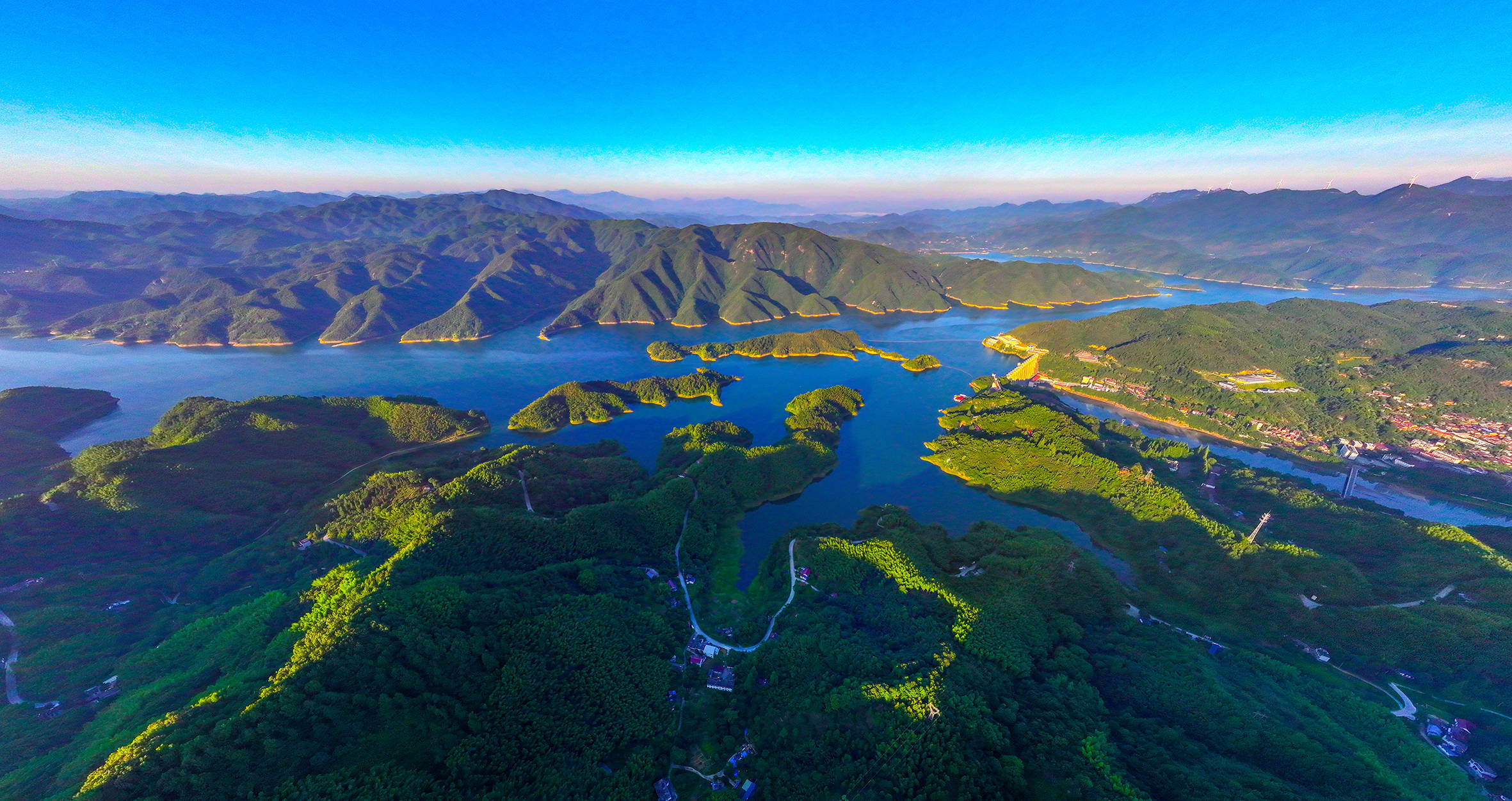 安徽六安:碧水青山美如画