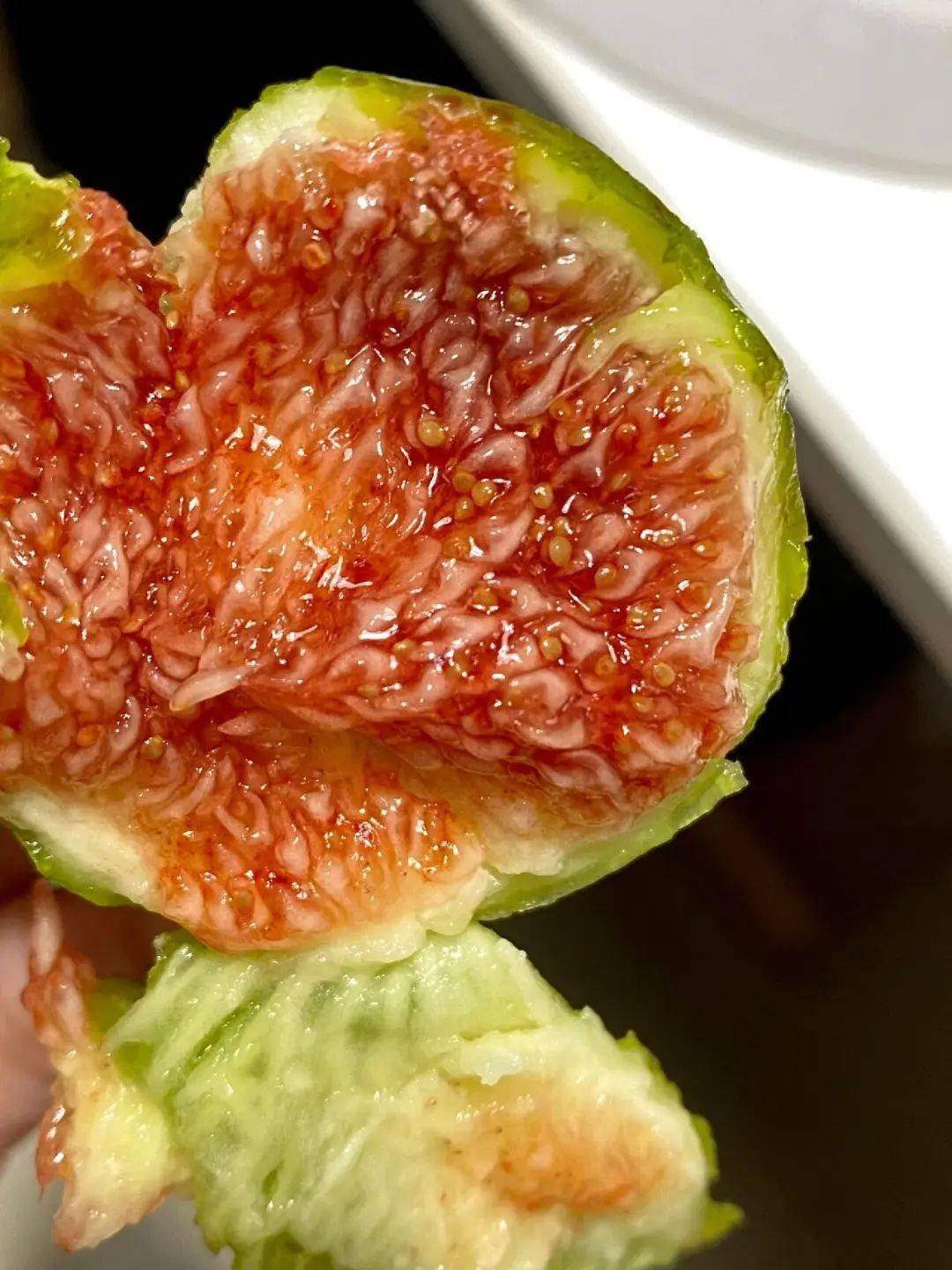 头茬尝鲜!新鲜采摘【威海青皮无花果】