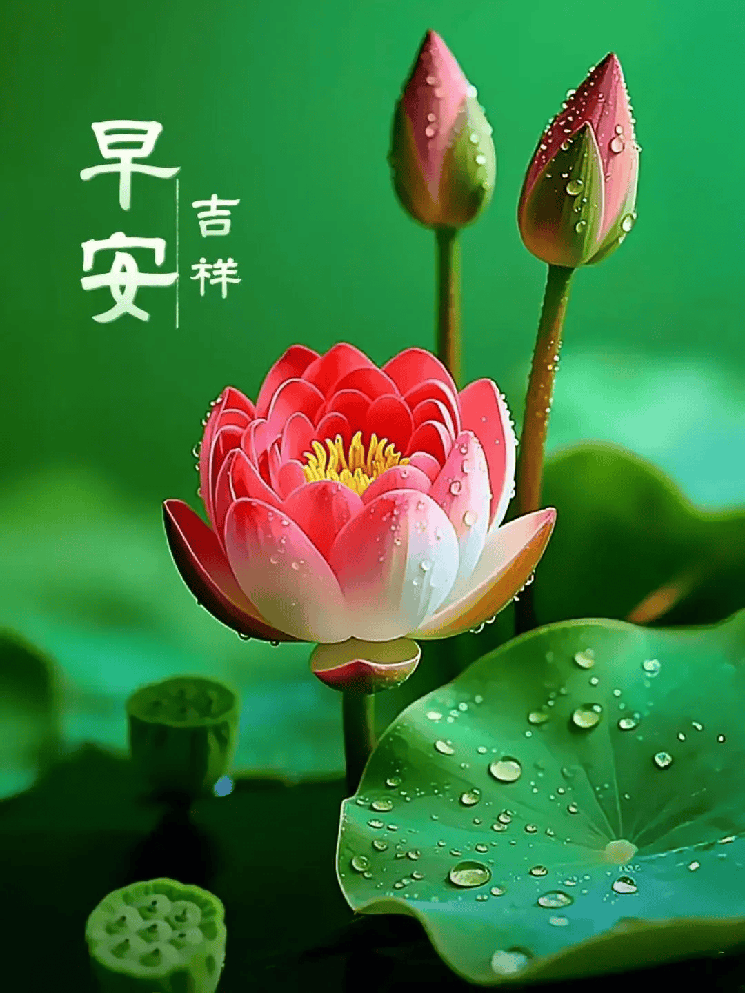最新漂亮的早上好图片祝福,夏日暖新程,晨风送祝福