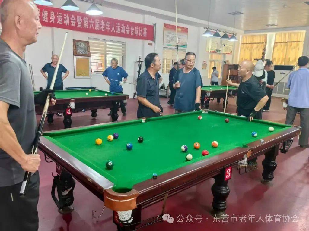 2025年垦利区老年台球赛：银龄对决，精彩纷呈