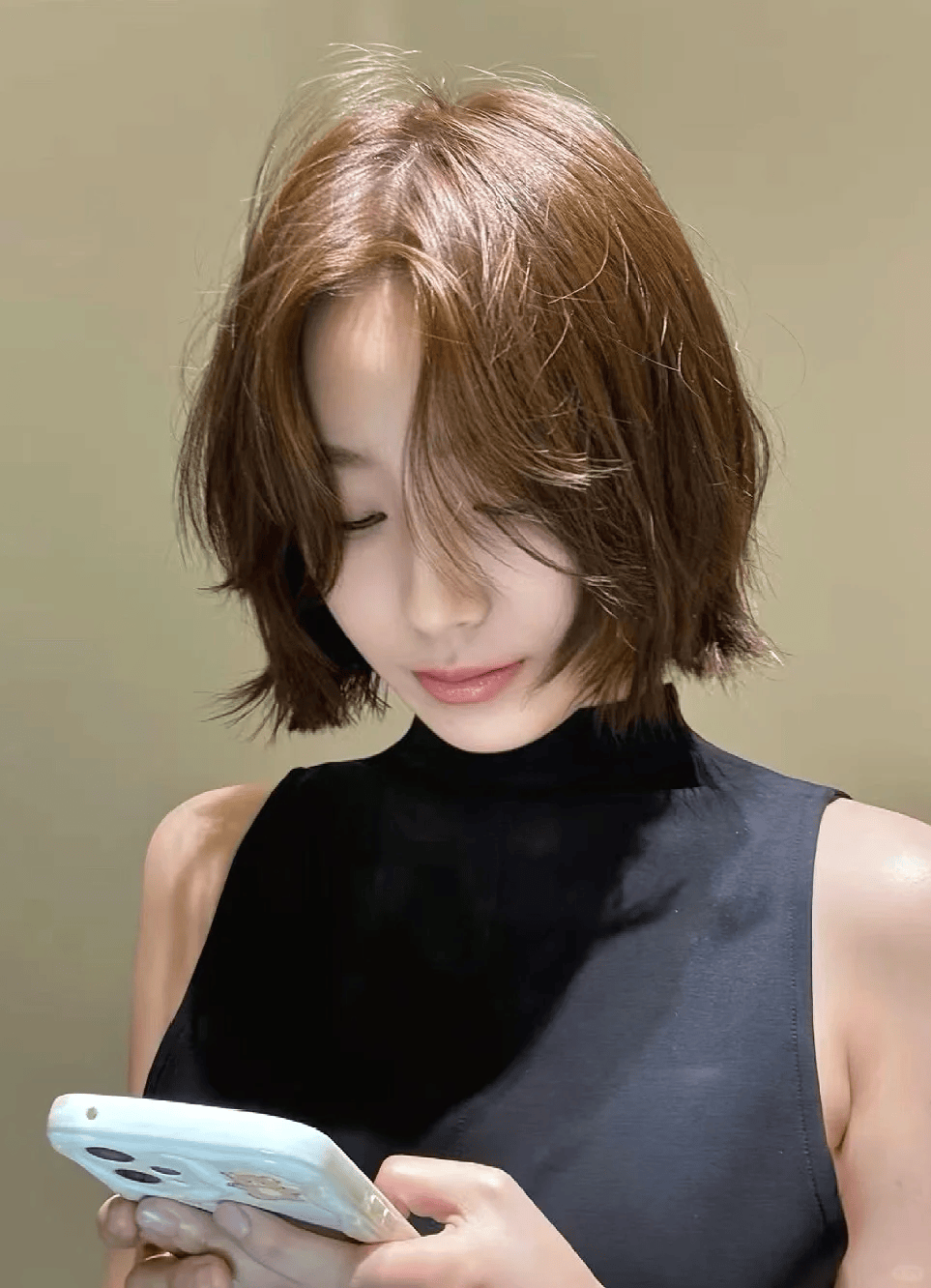 百搭的发型, 非常显高级的短发,少女感十足