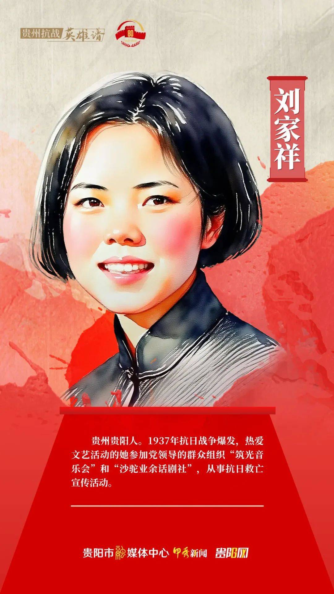 缅怀先烈·贵州抗战英雄谱②