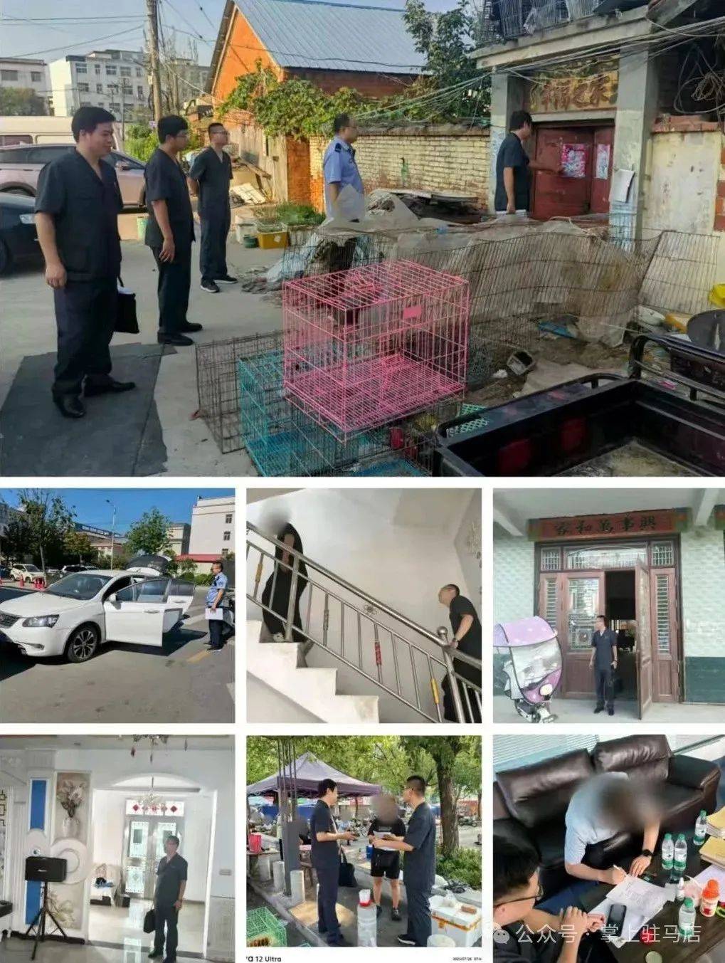 现场画面曝光！河南驻马店出动多名干警，多人被带走！