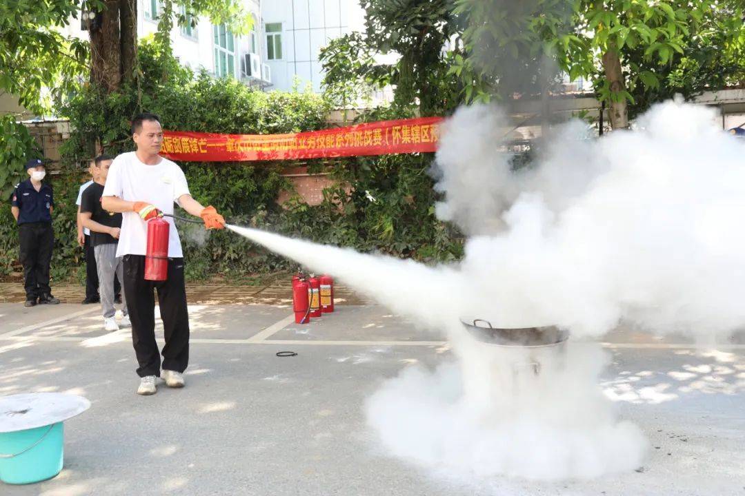 微型消防站技能挑战赛火热开战丨怀集赛区精彩瞬间