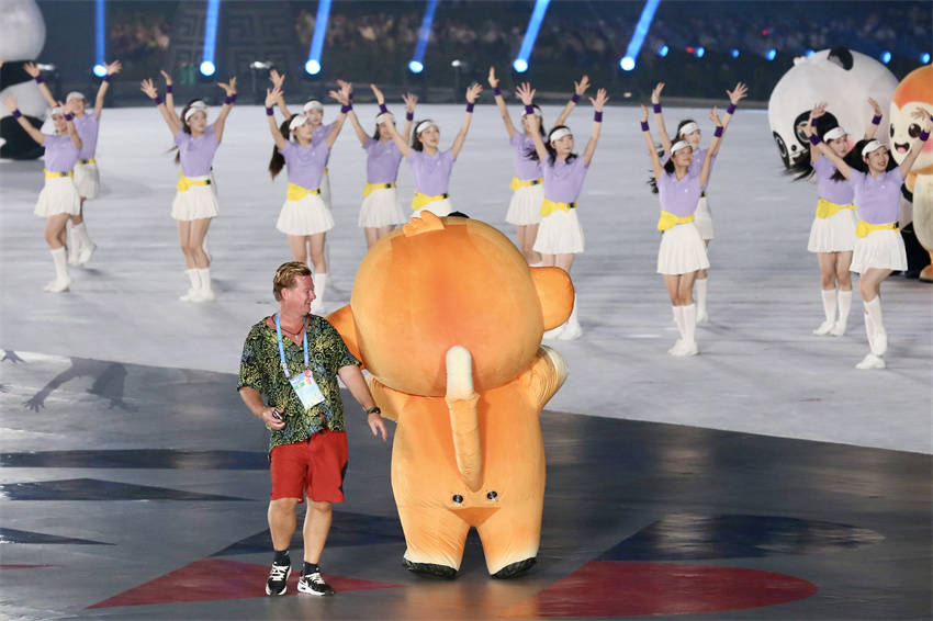 成都世运会开幕 点燃火炬方式创世运历史