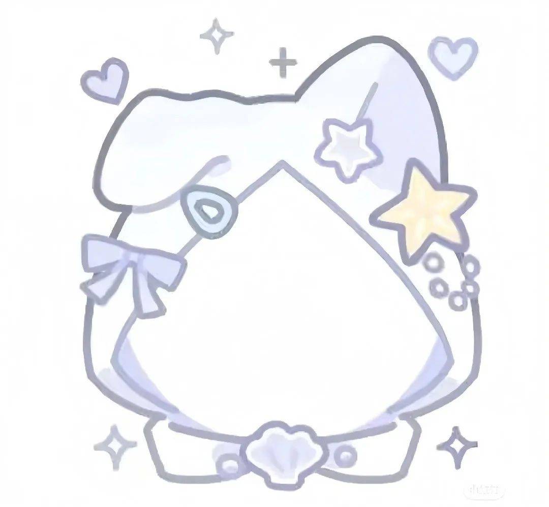 超可爱的微信头像框/•᷅•᷄୭