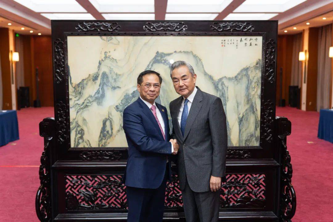 王毅会见越南副总理兼外长裴青山