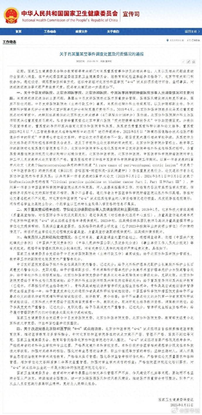 涉肖某董某莹事件多人被追责问责