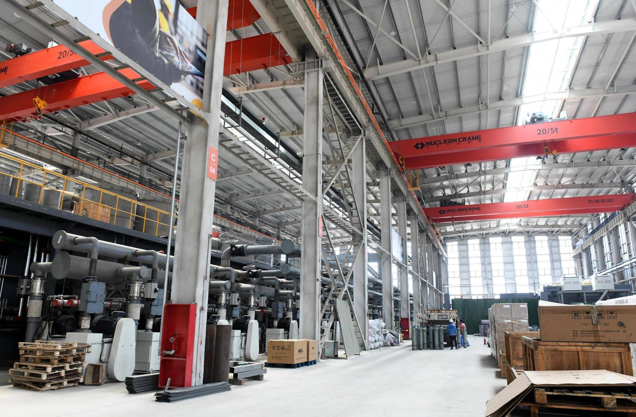 北跨热土看经开"主流媒体调研采访活动走进渭北工业园