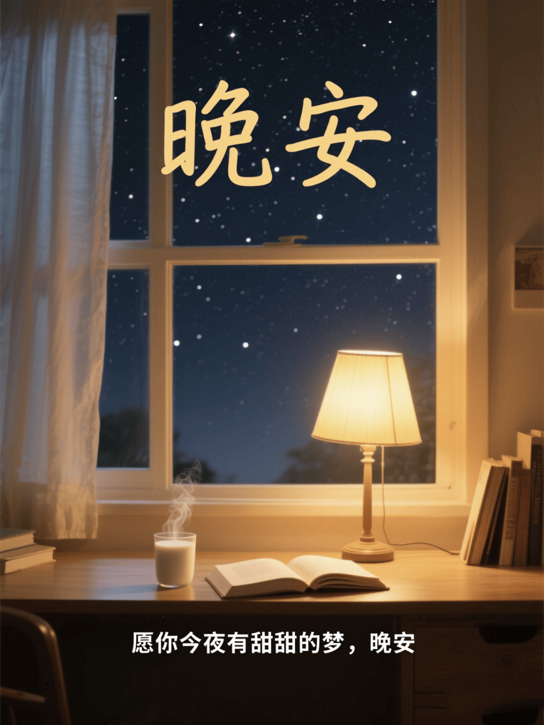 晚安表情包图片