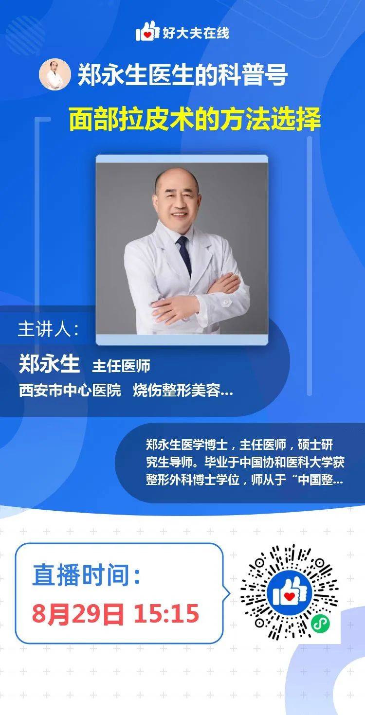 隆鼻,外伤性歪鼻,下睑外翻,面部拉皮术,整形专家郑永生