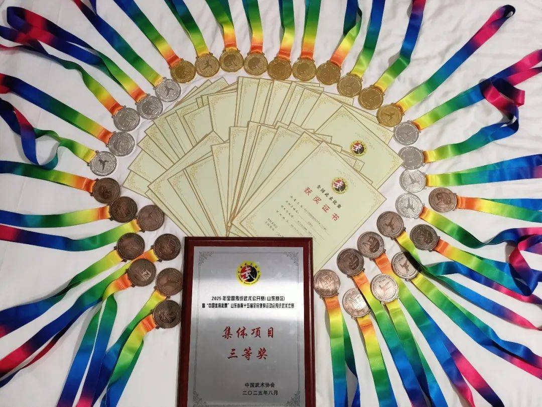 10金9银22铜!庆云武术人狂揽奖牌