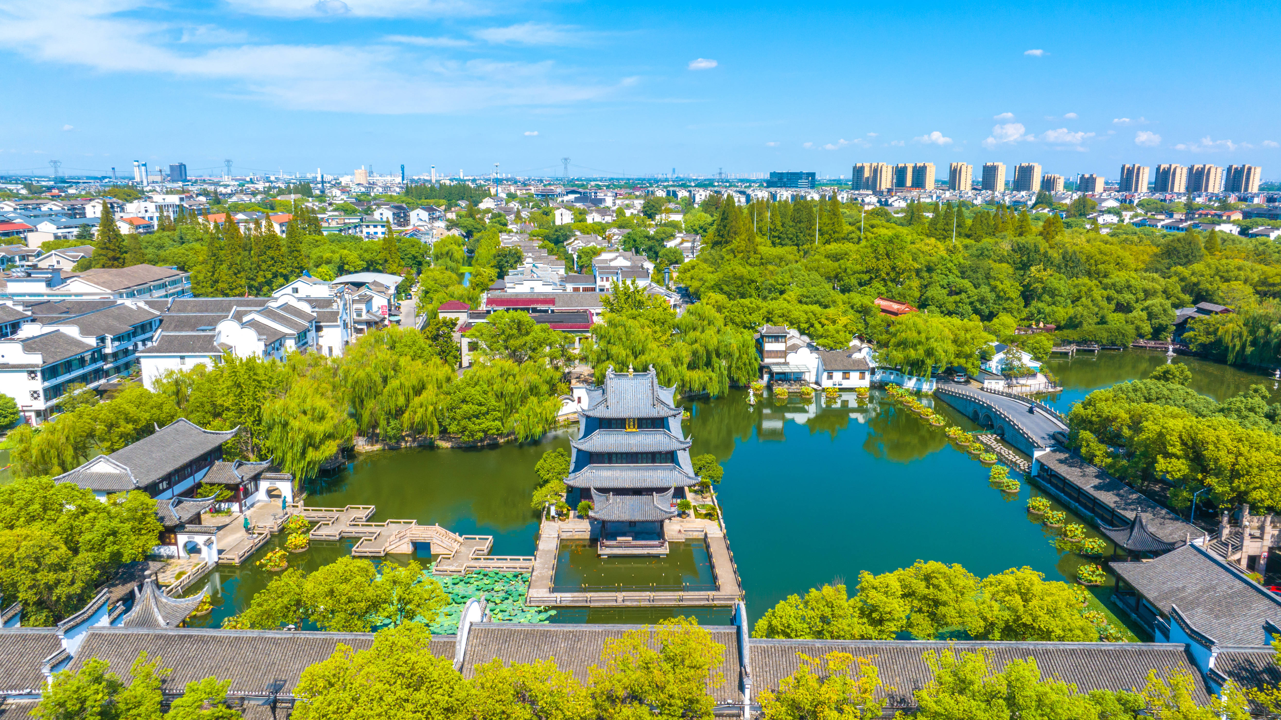 浙江湖州:南浔文园古色古香