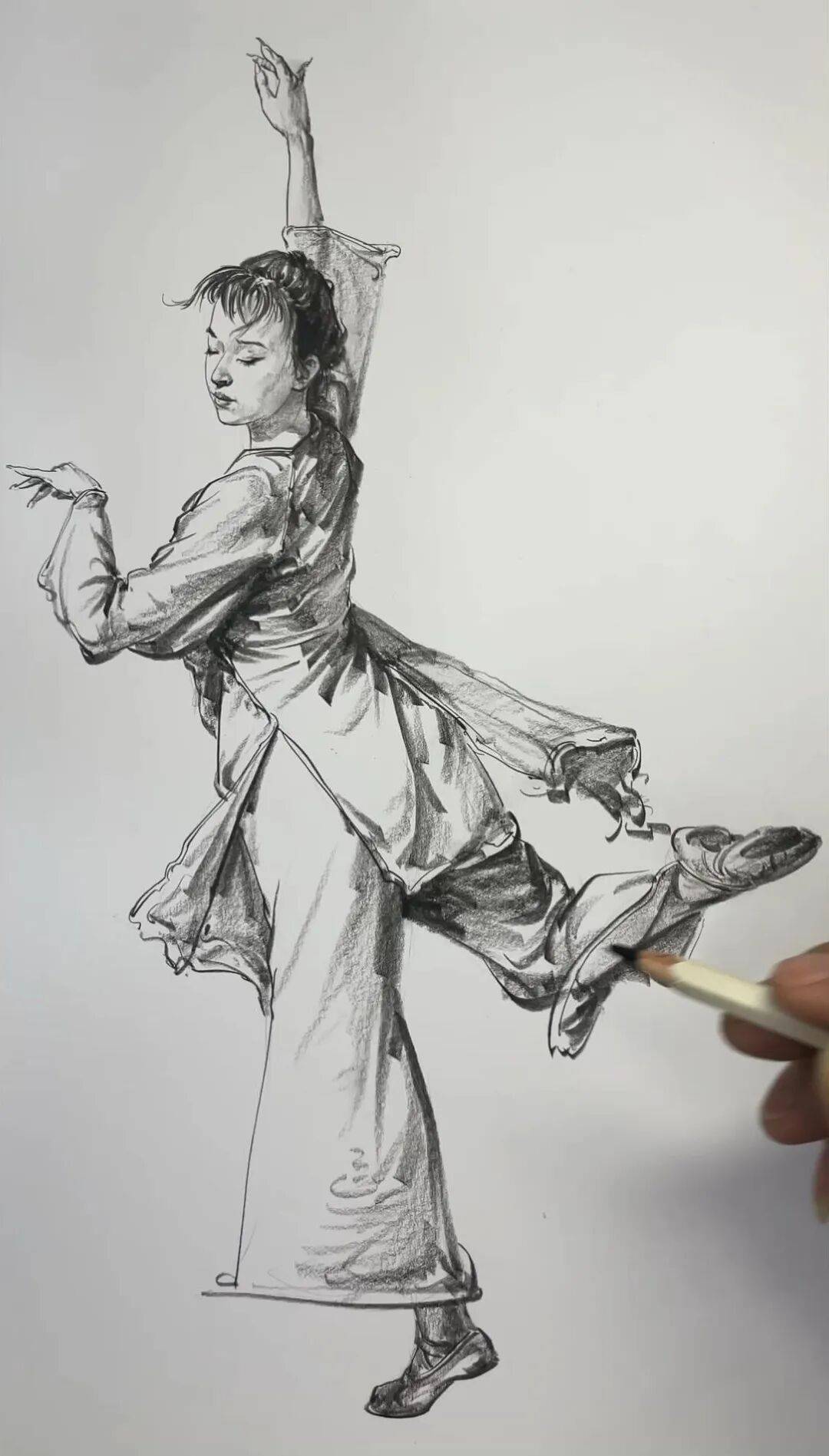 好牛!这速写感觉真的舞动了起来