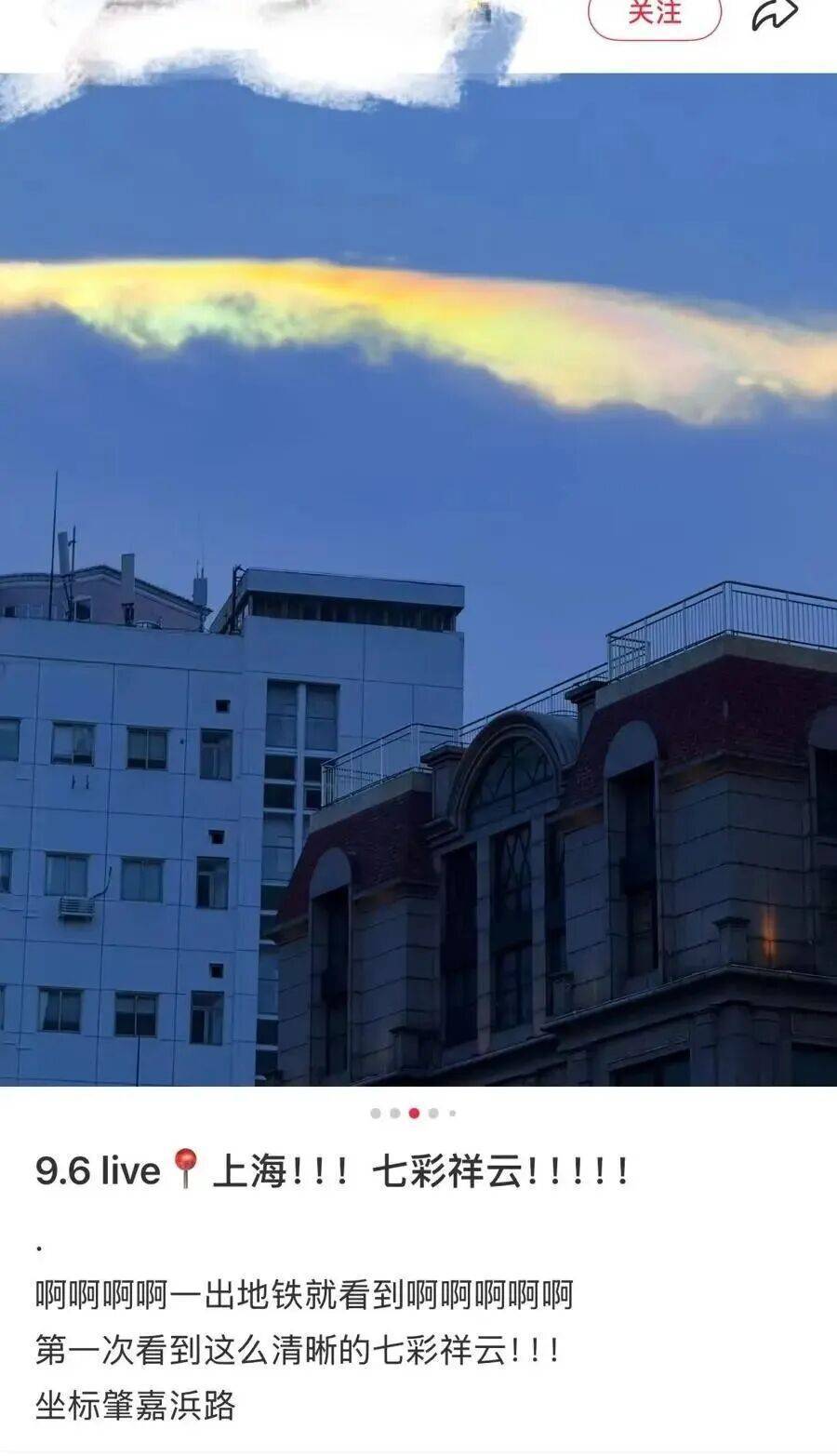 今日白露，上海最高温仍可达37℃！多人拍下这一幕，网友纷纷“接好运”
