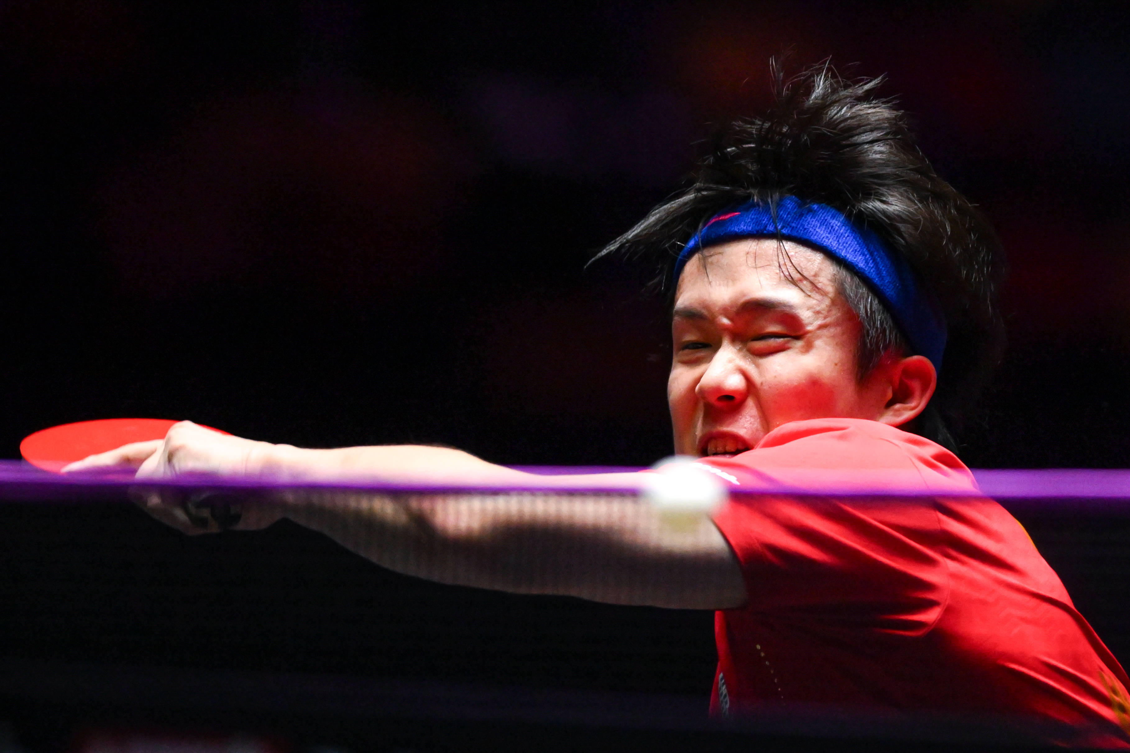 （体育）乒乓球——WTT澳门冠军赛：王楚钦晋级男单决赛