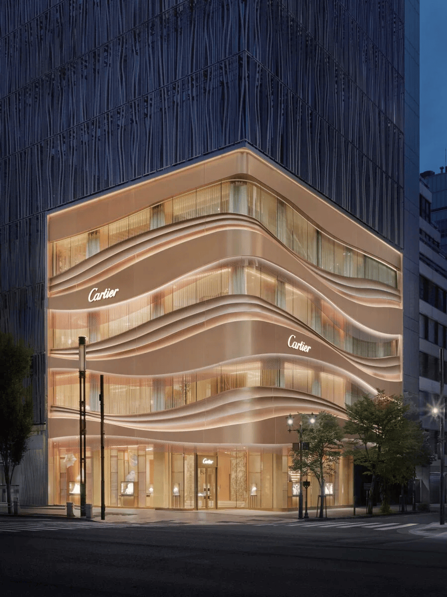 东京卡地亚旗舰店亮相,时尚东方的奢华演绎