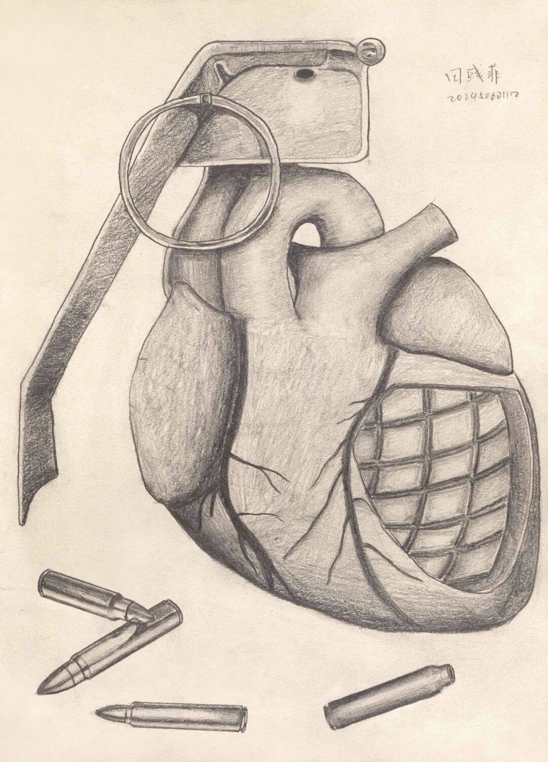 绘生命之形,悟医学之美∣第四届人体解剖素描大赛优秀作品线上投票