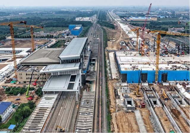 津潍高铁滨州站德大铁路站场第一阶段开通使用