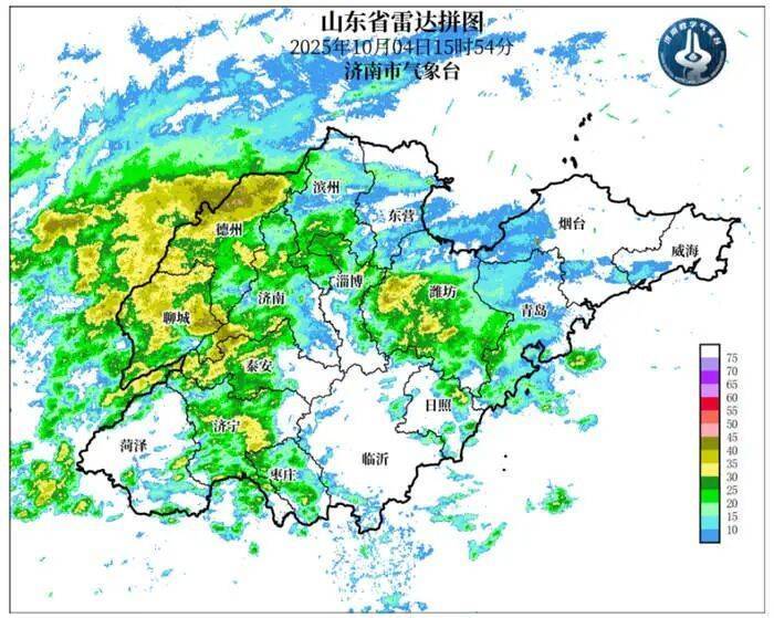 今天济南有中雨，假期后半段开启“雨雨雨”模式
