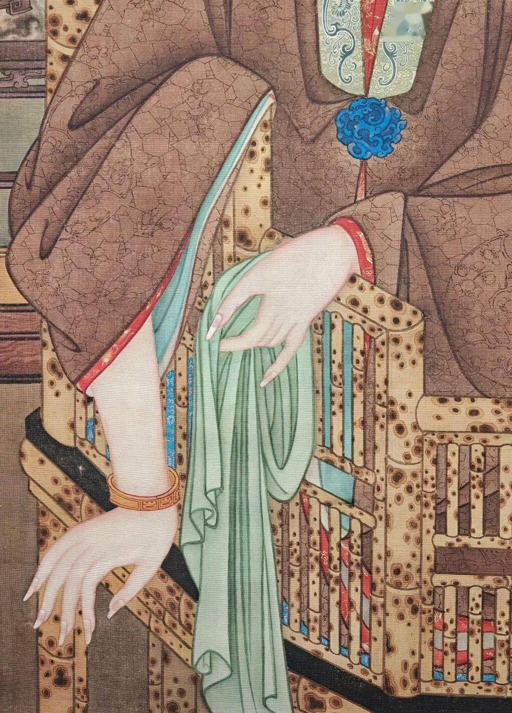 十二美人图》局部细节，太震撼了，极尽奢华之能事！_搜狐网