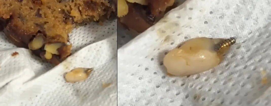 山姆枣泥核桃蛋糕吃出牙齿状异物 客服回应:已与当事人和解(图2)