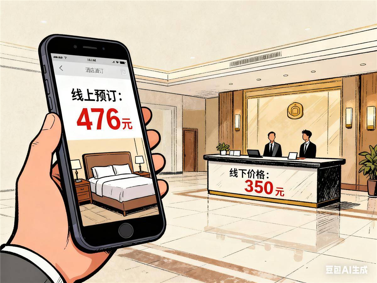 用飞猪订房被“刺” 消费者476元线上订房到