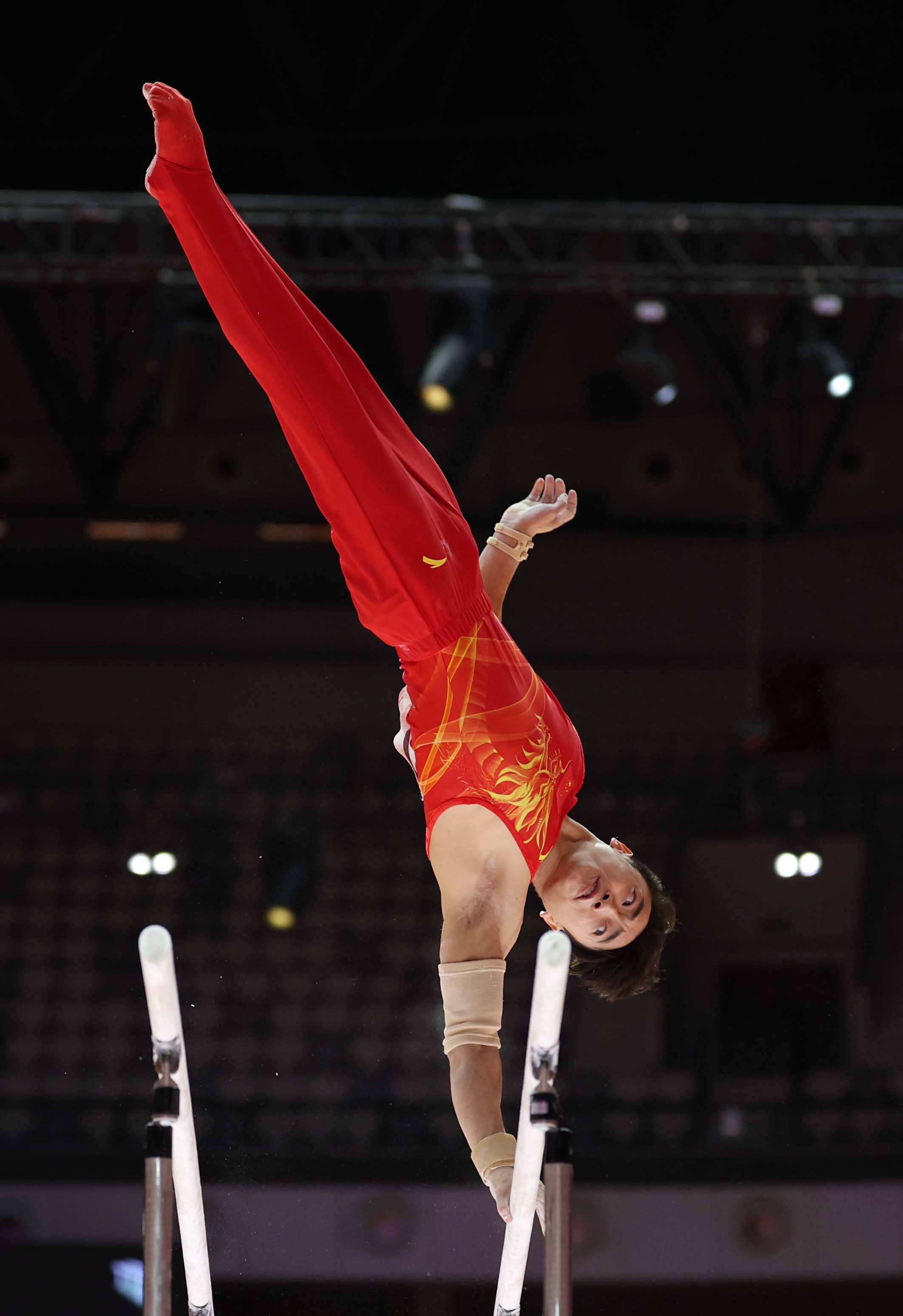 —世锦赛:邹敬园获男子双杠冠军