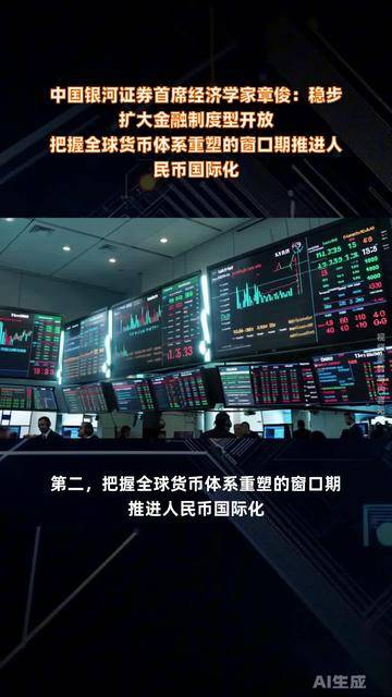 中国银河证券首席经济学家章俊:稳步扩大金融制度型开放 把握全球货币