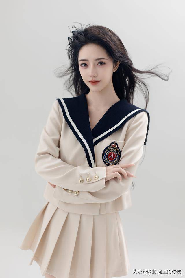 鞠婧祎～jk百褶裙