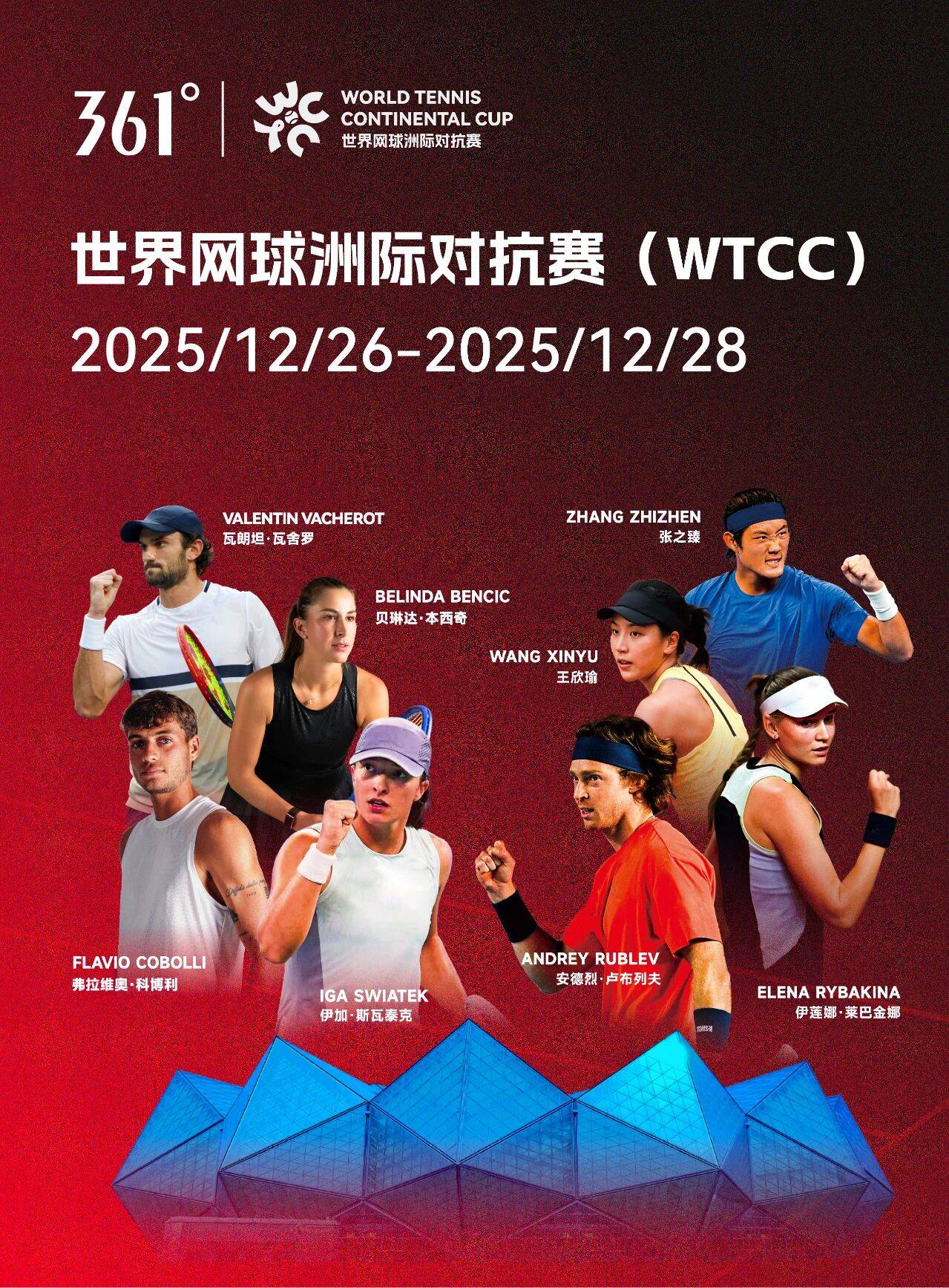 361° 携手 wtcc点燃深圳冬日网球盛事