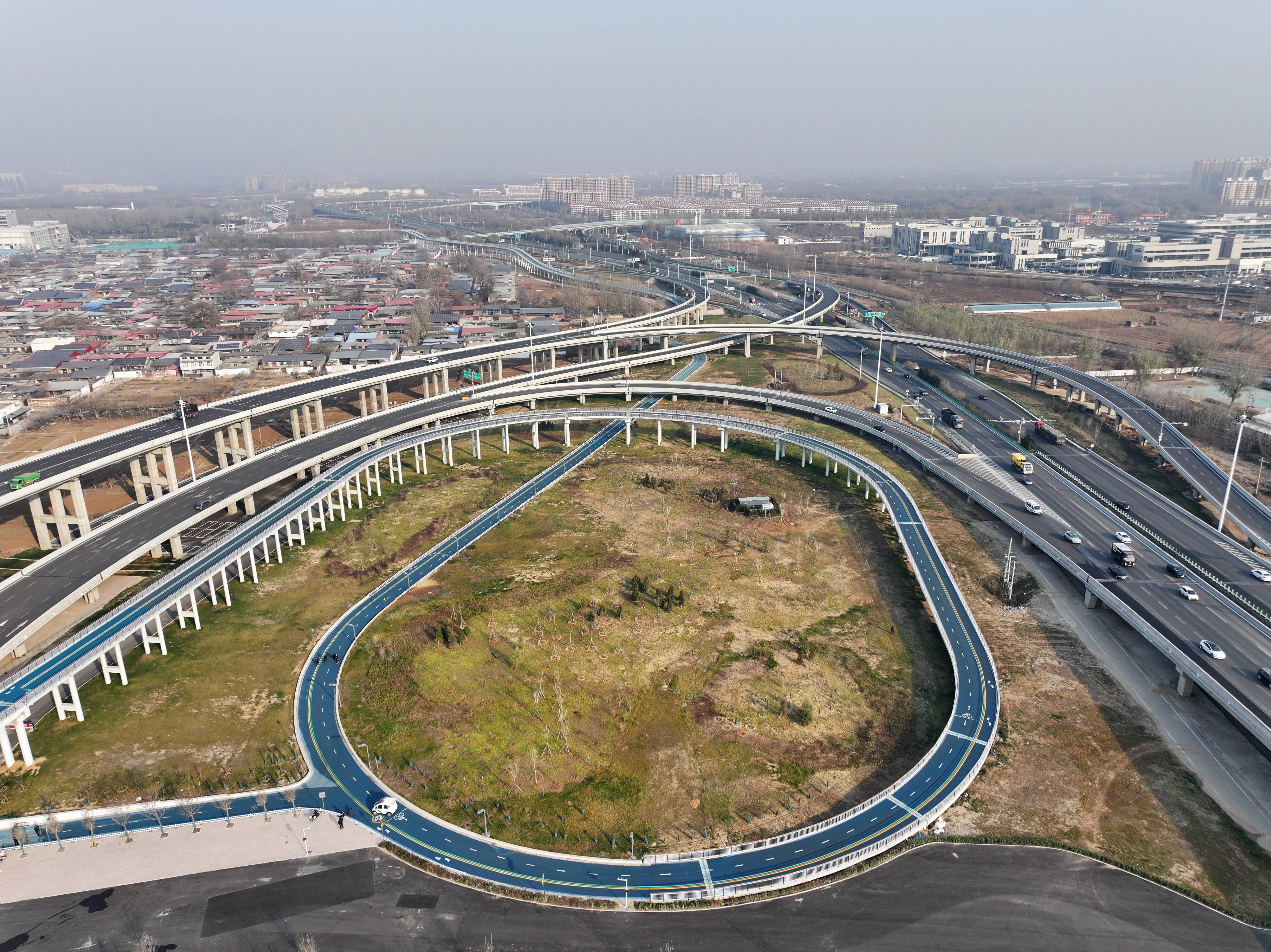 河北石家庄：101公里环城绿道全线贯通