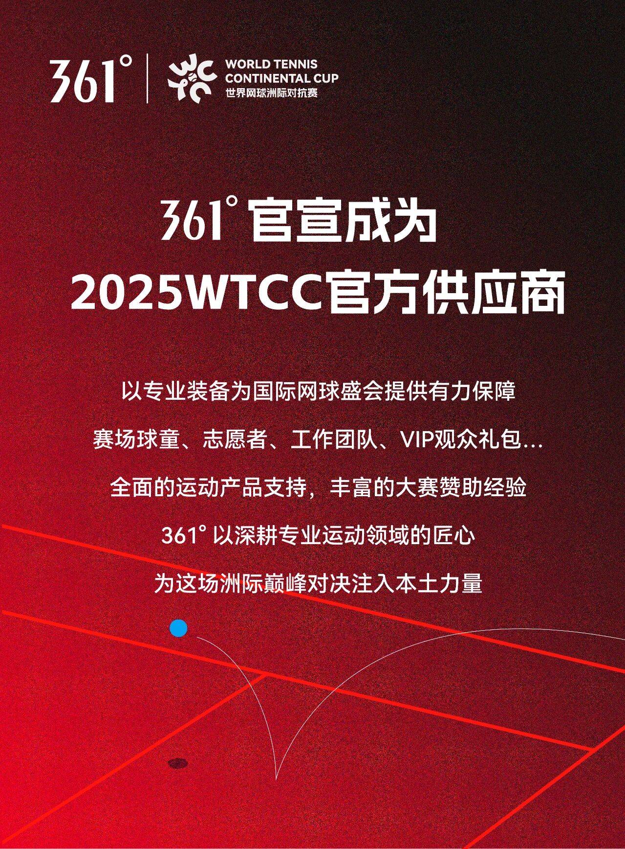 361° 携手 wtcc点燃深圳冬日网球盛事