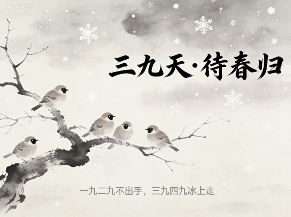 科普 | “三九” 的由来及习俗_方法_九天_民间