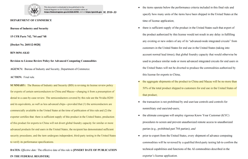 美国放行H200入华,但要英伟达“限供50%”