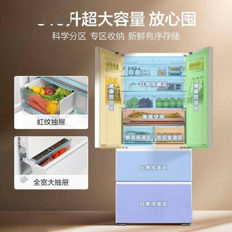 海尔山茶花冰箱：510L法式多门里的保鲜艺术