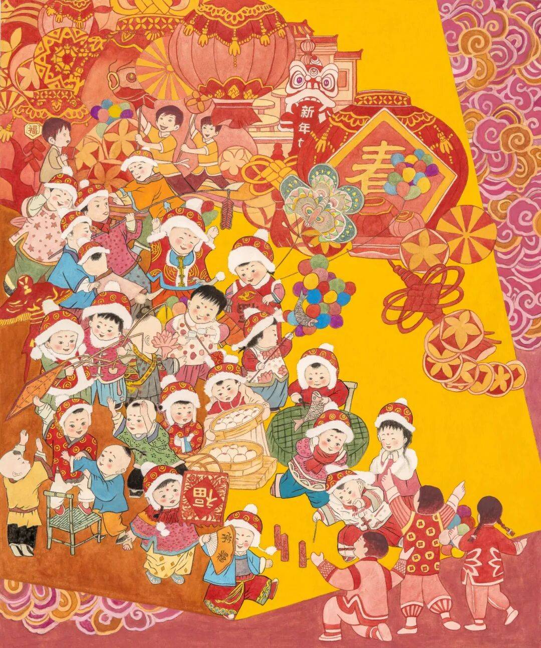 新生活·新风尚·新年画丨赏年画 过大年优秀作品线上展播
