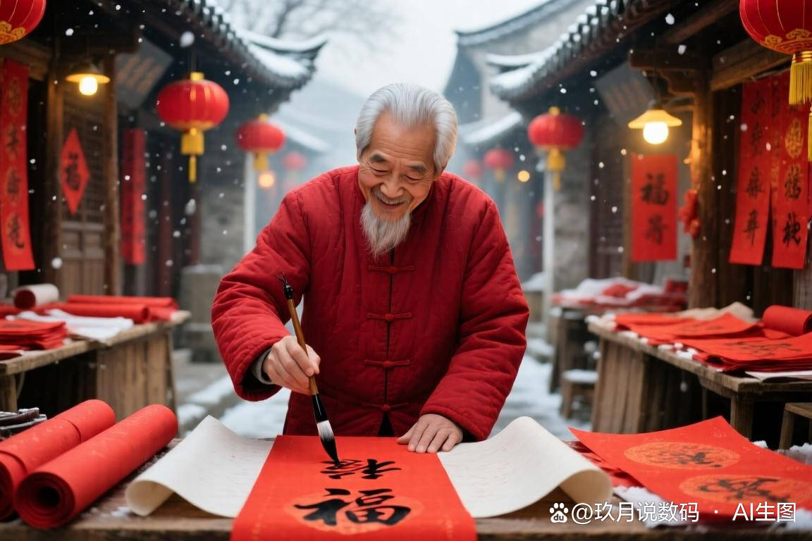探访春联里的中国,藏在千家万户门楣上的千年密码_桃符_木板_明太祖朱元璋