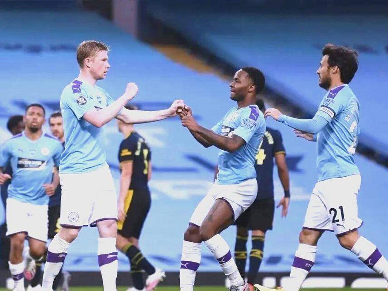 英超焦点战:曼城20岁新星双响,三连胜追赶阿森纳,冠军之争升级