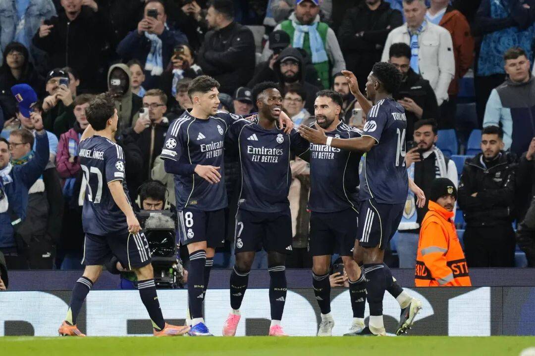 欧冠赛场威尼修斯梅开二度，皇马绝杀曼城顺利晋级