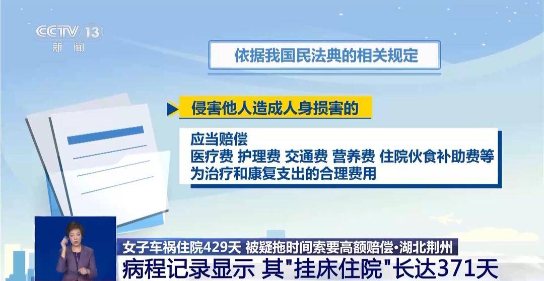 为索高额赔偿女子“挂床住院”371天 最高法：坚决不支持