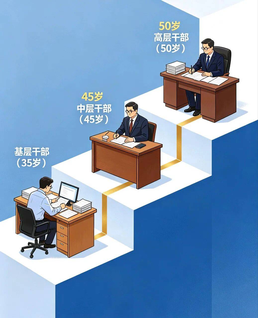 央国企干部提拔的几个黄金年龄。_高层_公司_牛马