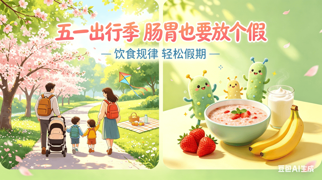 五一假期出门在外，别让肠胃“水土不服”