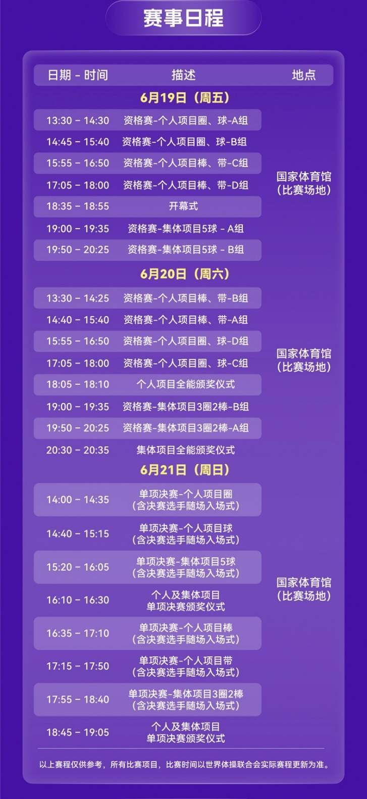 端午共赏“毯上芭蕾” 2026艺术体操世界挑战杯将在北京举办