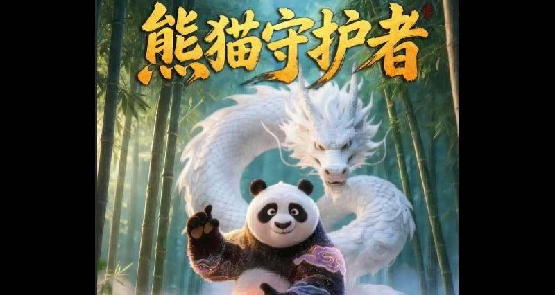 动画影片《熊猫守护者》发布定档海报封面图
