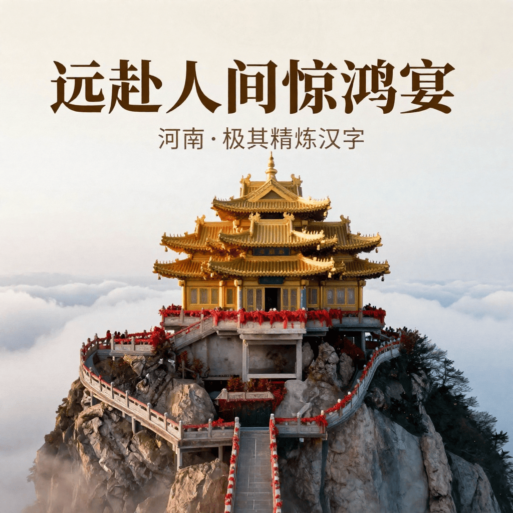 河南老君山金顶云海，道教名山的仙气，“远赴人间惊鸿宴”！ 