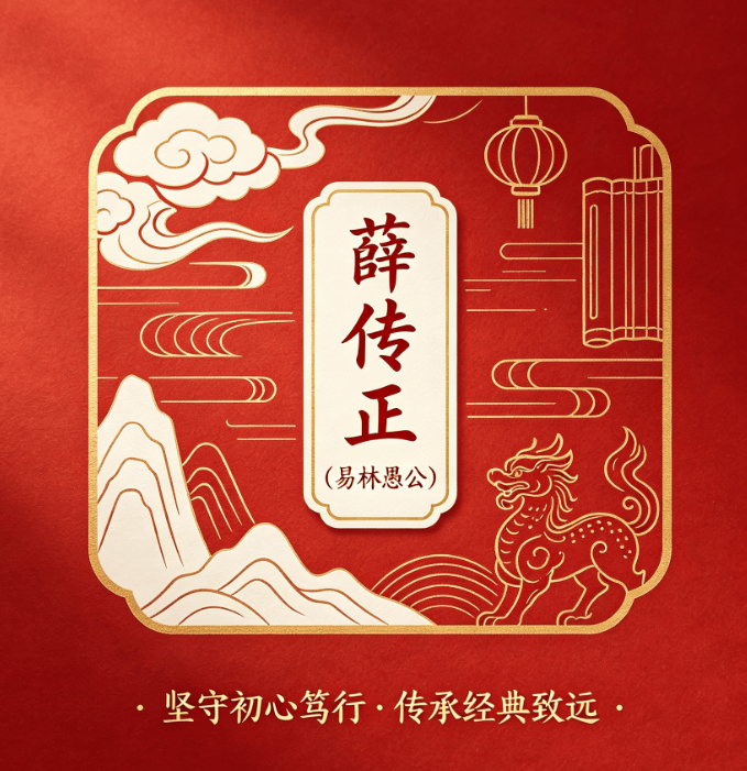 薛传正（易林愚公）老师——深耕易学传承·笃行文化致远