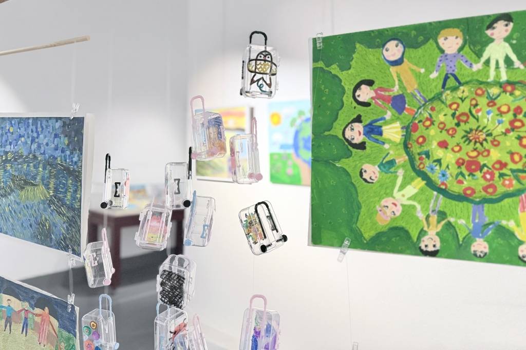 儿童视角关注地球家园，第十一届国际少儿创新艺术邀请展开幕