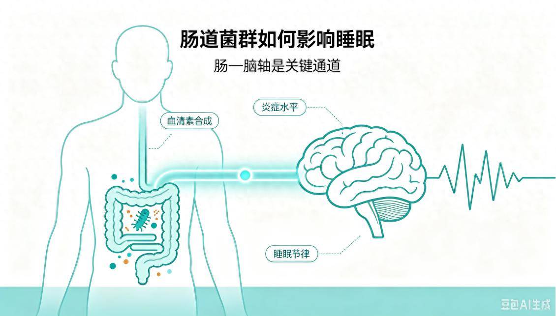 睡不好原因可能在肠道！肠道菌群如何影响睡眠？