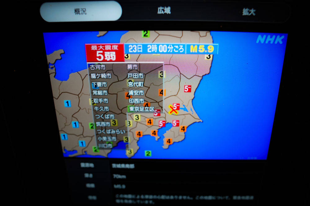 日本茨城县地震致37人受伤
